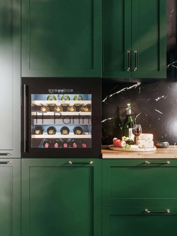 Винный шкаф Lex LWD6036BL dual zone S 1-нокамерн. черный стекло (CHAT500009)