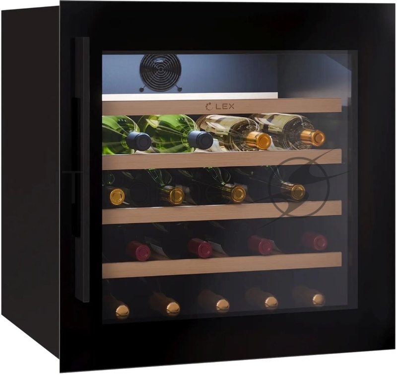 Винный шкаф Lex LWD6036BL 1-нокамерн. черный стекло (CHAT500006)