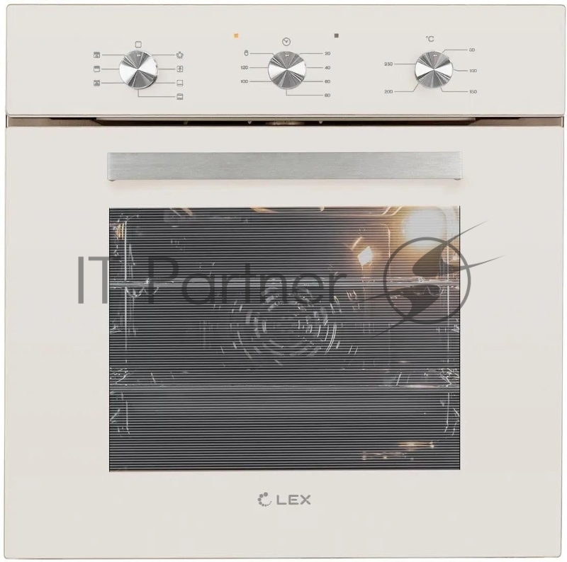 Духовой шкаф Электрический Lex EDM 073 IV LIGHT белый антик/нержавеющая сталь