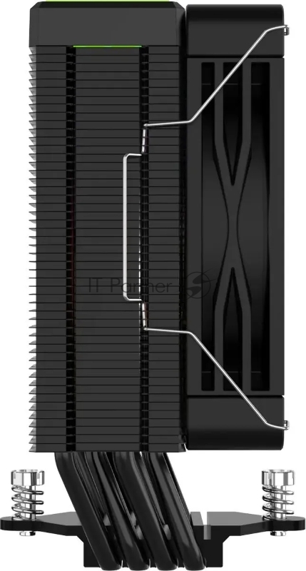 Устройство охлаждения (кулер) Bloody BD-AC205-ARGB1 ARGB Soc-AM5/AM4/1151/1200/2066/1700 черный 4-pin 14-26dB Al+Cu LCD 205W 513gr Ret (BD-AC205-ARGB1-BK)