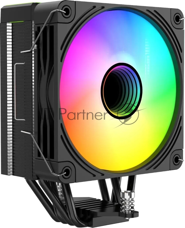 Устройство охлаждения (кулер) Bloody BD-AC205-ARGB1 ARGB Soc-AM5/AM4/1151/1200/2066/1700 черный 4-pin 14-26dB Al+Cu LCD 205W 513gr Ret (BD-AC205-ARGB1-BK)