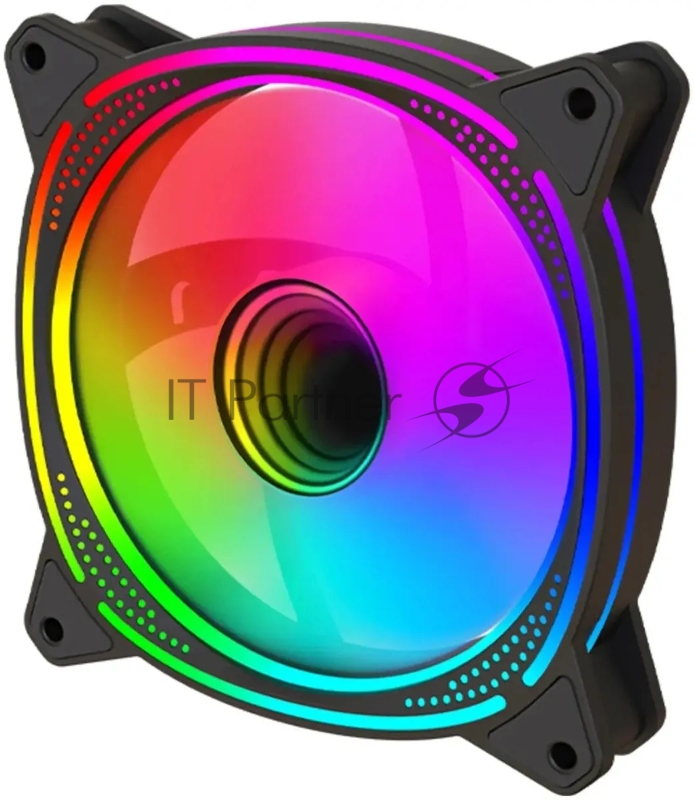 Вентилятор для корпуса Bloody BD-CF120ARGB6 ARGB 120х120x25 черный 4-pin 26дБ (BD-CF120ARGB6-BK) Ret