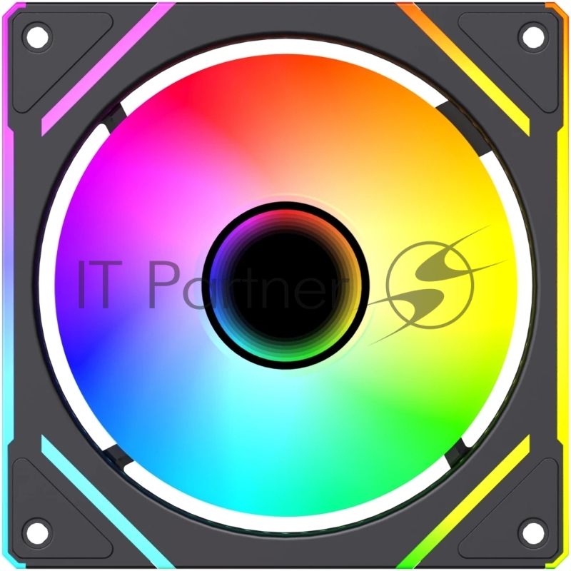 Вентилятор для корпуса Bloody BD-CF120ARGB2 ARGB 120х120x25 черный 4-pin 26дБ (BD-CF120ARGB2-BK) Ret