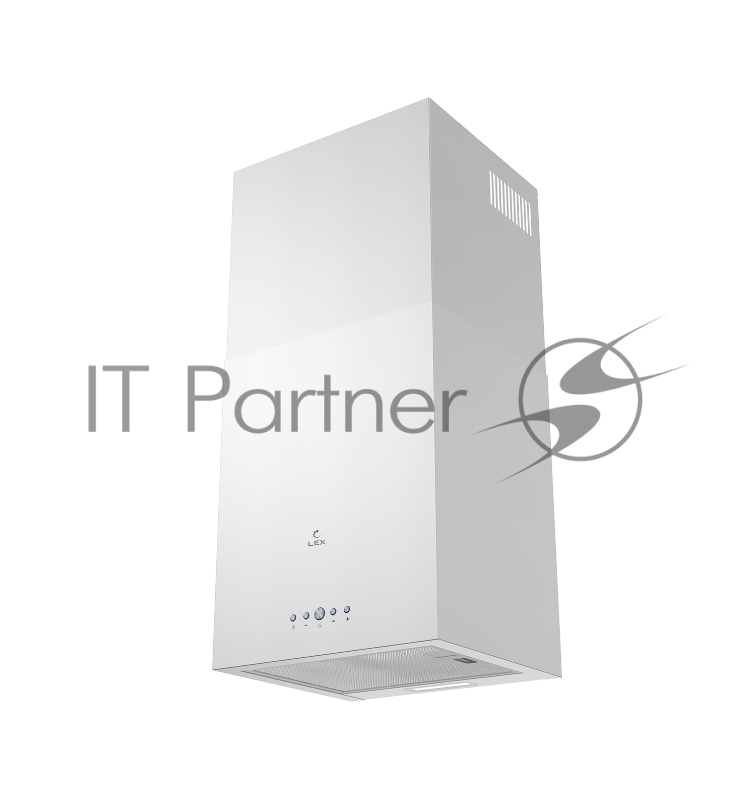 Вытяжка каминная Lex Mono 400 белый управление: кнопочное (1 мотор)