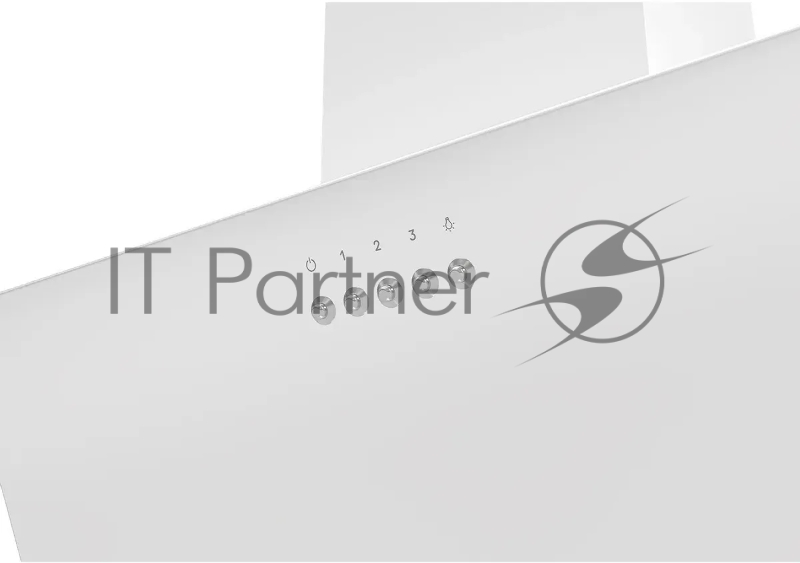 Вытяжка каминная Lex Moza 450 белый управление: кнопочное (1 мотор)