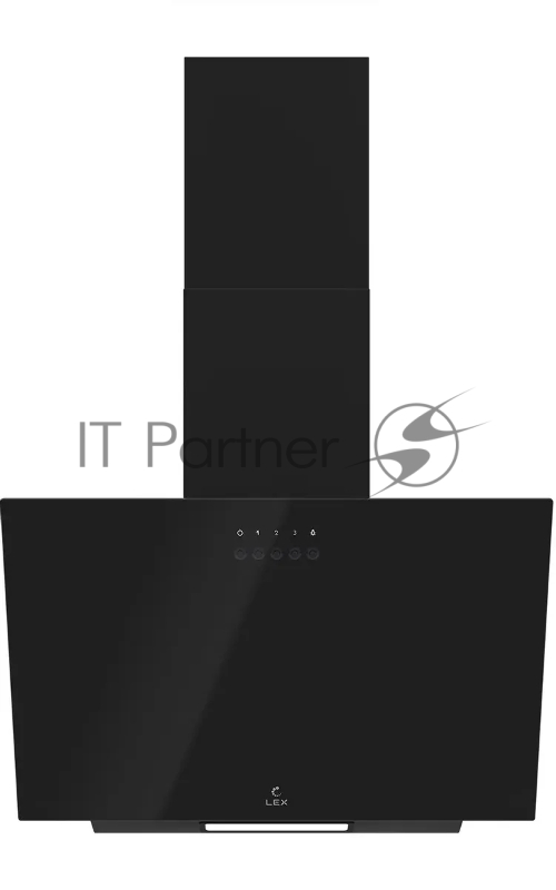 Вытяжка каминная Lex Moza 600 черный управление: кнопочное (1 мотор)