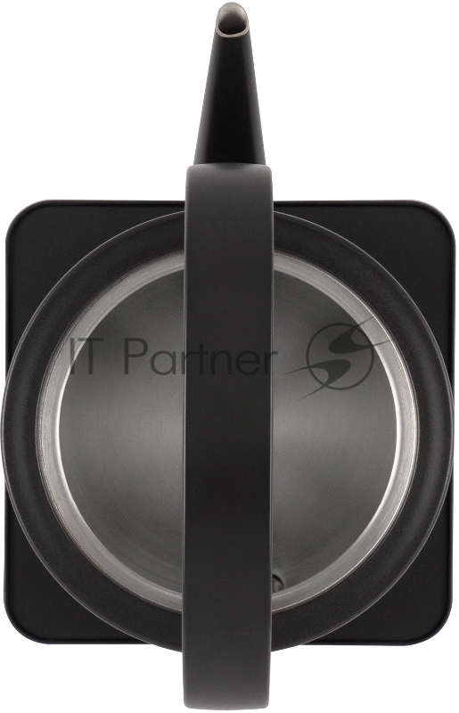 Чайник электрический Hyundai HYK-S2507 0.6л. 1000Вт черный корпус: металл