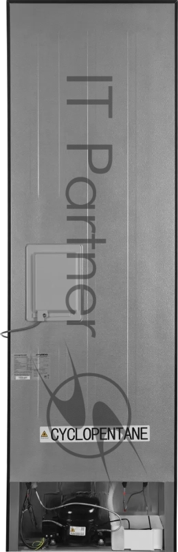 Холодильник Hyundai CC35083F черное стекло 2-хкамерн. черный