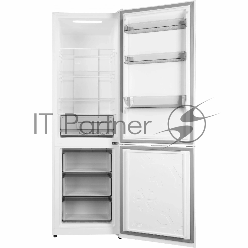 Холодильник Hyundai CC35083F белое стекло 2-хкамерн. белый