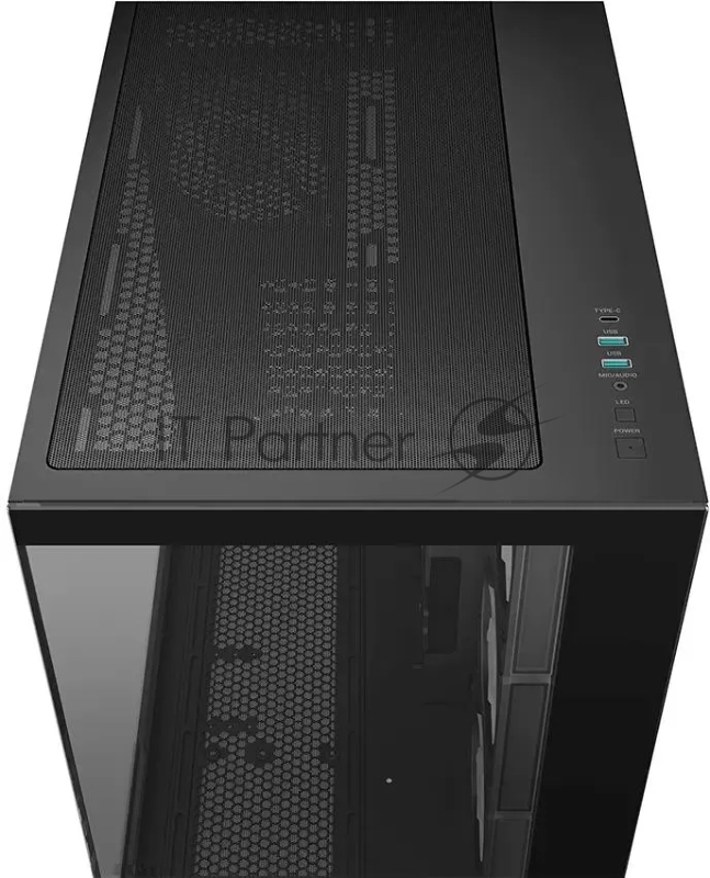 Корпус Deepcool CG530 4F черный без БП ATX 2x120mm 2x140mm 2xUSB2.0 1xUSB3.0 audio bott PSU