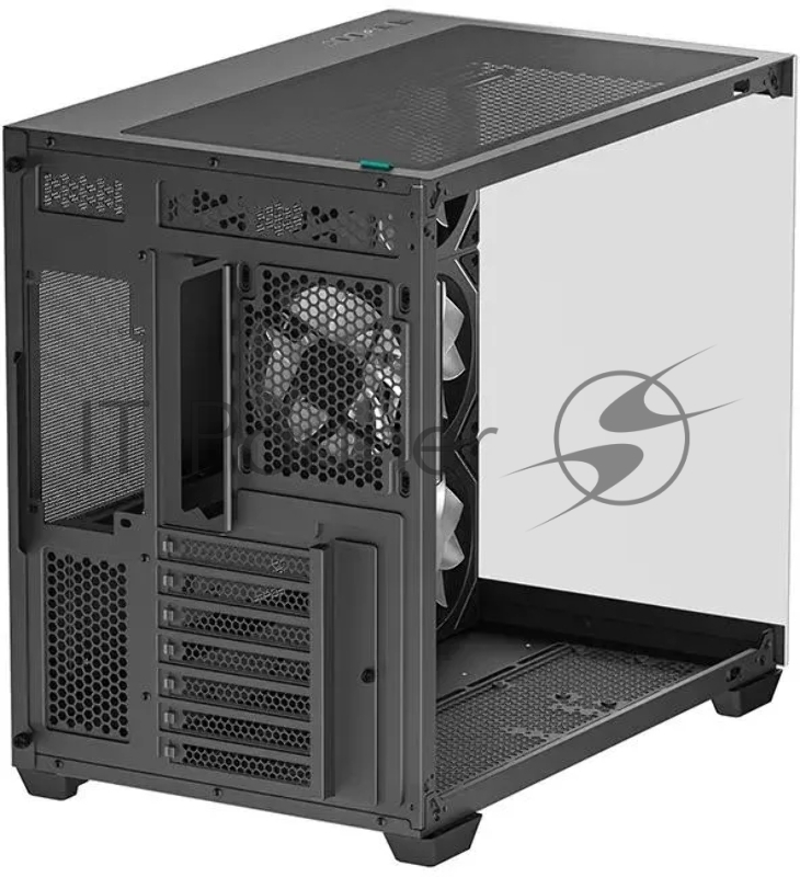 Корпус Deepcool CG530 4F черный без БП ATX 2x120mm 2x140mm 2xUSB2.0 1xUSB3.0 audio bott PSU