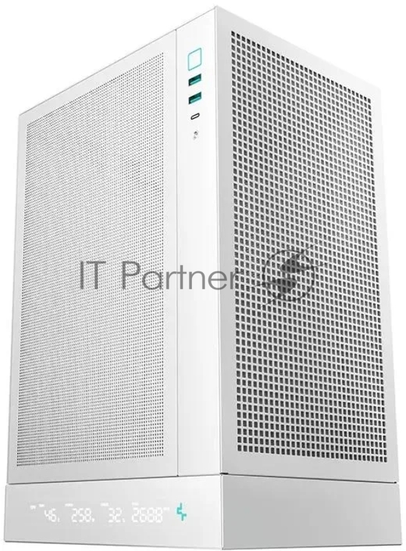 Корпус Deepcool CH170 DIGITAL белый без БП mATX 1x120mm 1xUSB2.0 1xUSB3.0 audio bott PSU