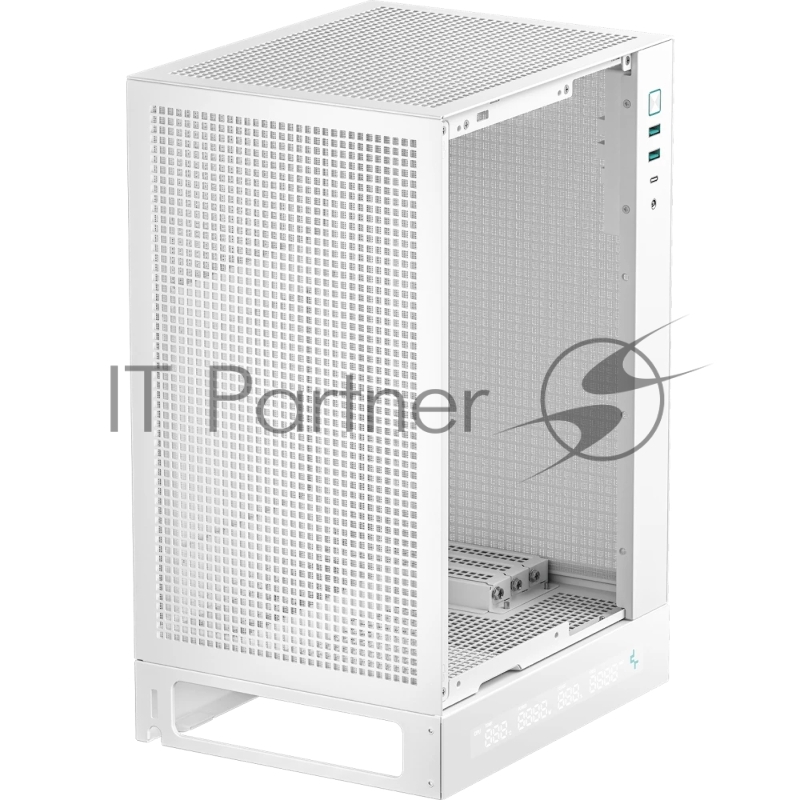 Корпус Deepcool CH170 DIGITAL белый без БП mATX 1x120mm 1xUSB2.0 1xUSB3.0 audio bott PSU