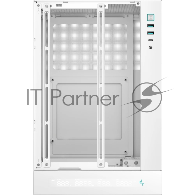 Корпус Deepcool CH170 DIGITAL белый без БП mATX 1x120mm 1xUSB2.0 1xUSB3.0 audio bott PSU