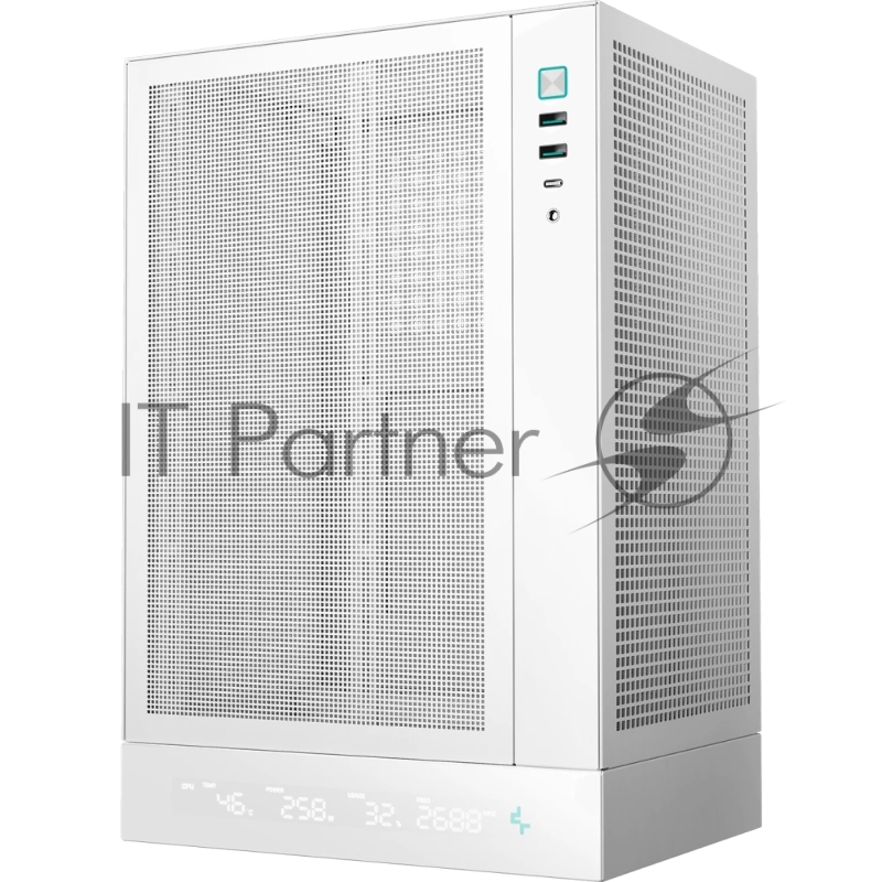 Корпус Deepcool CH170 DIGITAL белый без БП mATX 1x120mm 1xUSB2.0 1xUSB3.0 audio bott PSU