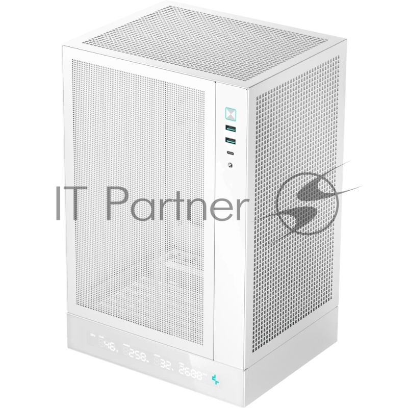 Корпус Deepcool CH170 DIGITAL белый без БП mATX 1x120mm 1xUSB2.0 1xUSB3.0 audio bott PSU