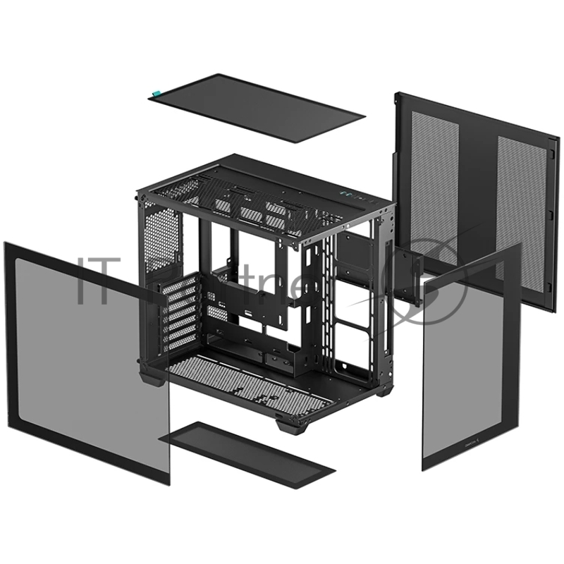 Корпус Deepcool CG530 черный без БП ATX 2x120mm 2x140mm 2xUSB2.0 1xUSB3.0 audio bott PSU