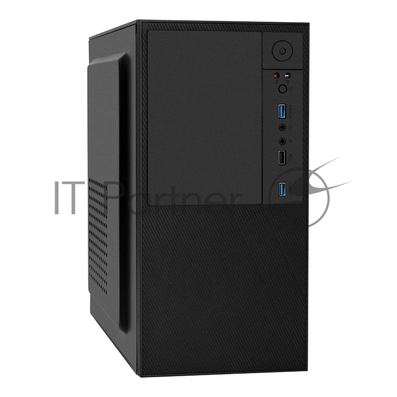 Корпус Minitower ExeGate BAA-308U2-AAA450 (mATX, БП AAA450 с вент. 8см, 1*USB+2*USB3.0, HD Audio, черный)