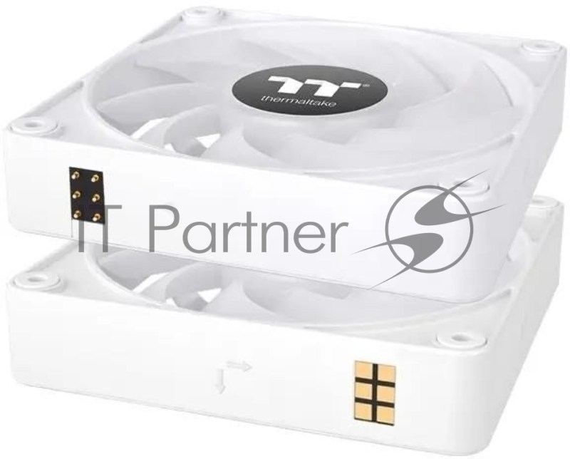 Вентилятор для корпуса Thermaltake CT140 EX Sync ARGB 140х140x25 белый 4-pin 30.7дБ (упак.:3шт) (CL-F191-PL14SW-A) Ret