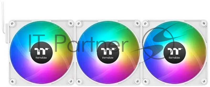 Вентилятор для корпуса Thermaltake CT140 EX Sync ARGB 140х140x25 белый 4-pin 30.7дБ (упак.:3шт) (CL-F191-PL14SW-A) Ret