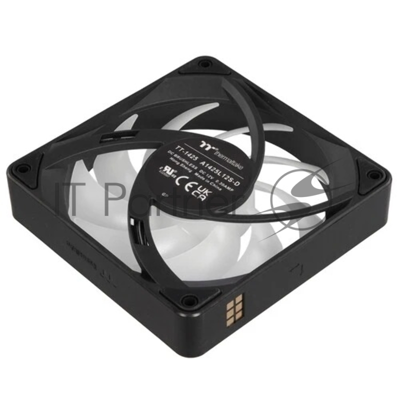 Вентилятор для корпуса Thermaltake CT140 EX Sync Reverse ARGB 140х140x25 черный 4-pin 32.8дБ (упак.:3шт) (CL-F193-PL14SW-A) Ret