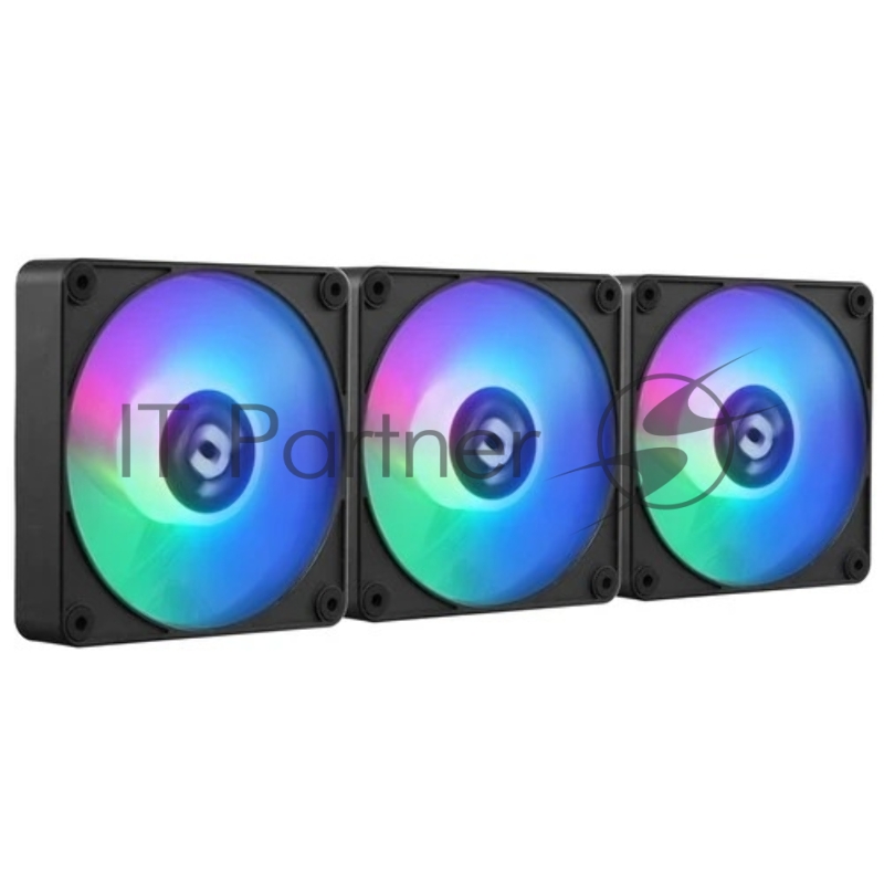 Вентилятор для корпуса Thermaltake CT140 EX Sync Reverse ARGB 140х140x25 черный 4-pin 32.8дБ (упак.:3шт) (CL-F193-PL14SW-A) Ret