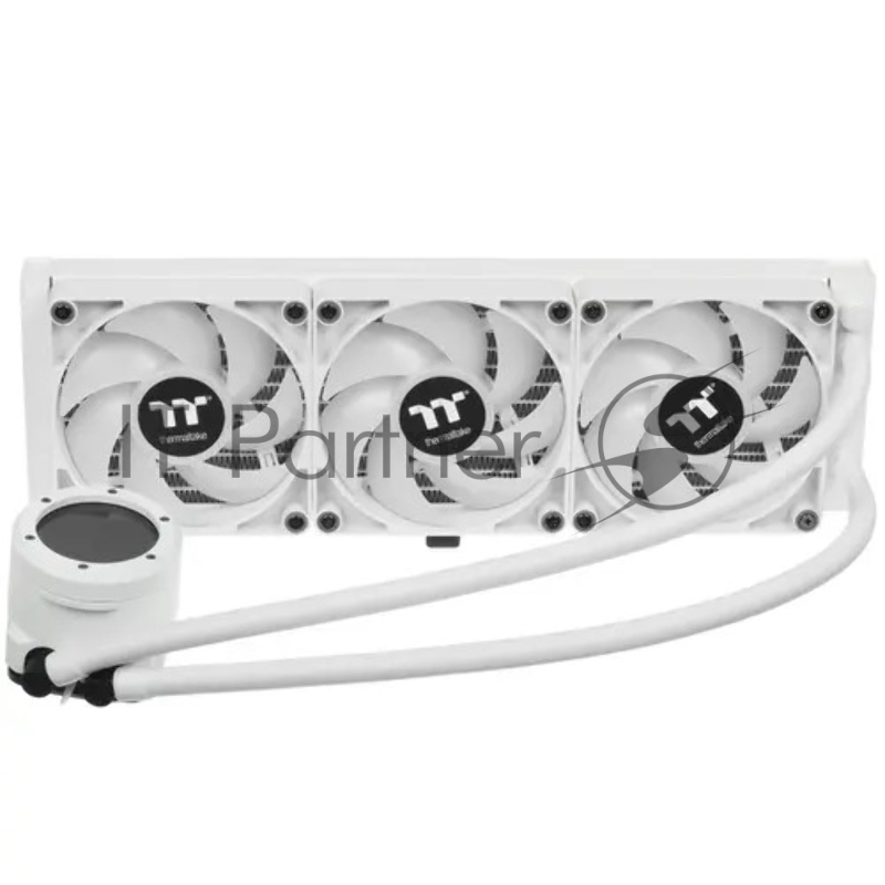 Система водяного охлаждения Thermaltake TH360 V2 Ultra Snow ARGB Soc-AM5/AM4/1200/1700/1851 белый 4-pin 25.8dB Al+Cu LCD Ret (CL-W405-PL12SW-A)