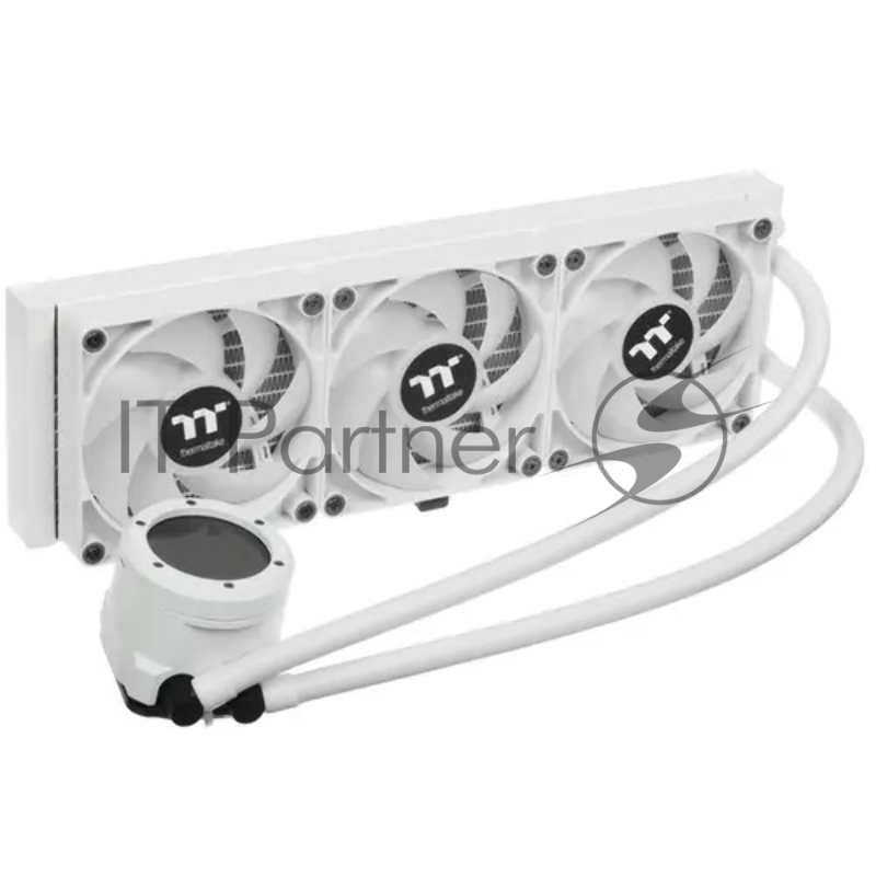 Система водяного охлаждения Thermaltake TH360 V2 Ultra Snow ARGB Soc-AM5/AM4/1200/1700/1851 белый 4-pin 25.8dB Al+Cu LCD Ret (CL-W405-PL12SW-A)
