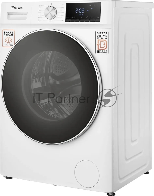 Стирально-сушильная машина Weissgauff WMD 58411 Direct Drive Inverter Premium Steam (432267) белый, фронтальная загрузка 11 кг, 1400 об/мин, класс:A+++