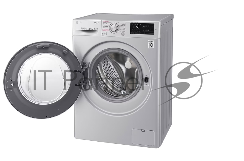 Стиральная машина LG F2Y1WS6J Загрузка: 6,5 кг,Цвет корпуса: Платина,Цвет панели: Платина,Цвет двери: Черный,Габариты (ШxВxГ): 600 x 850 x 440,Максимальная скорость отжима: 1200