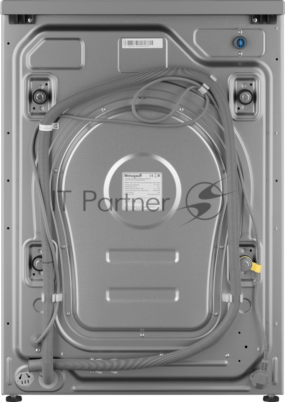 Стирально-сушильная машина Weissgauff WMD 58411 Direct Drive Inverter Premium Steam Steel (433418) нержавеющая сталь, фронтальная загрузка 11 кг, 1400 об/мин, класс: В