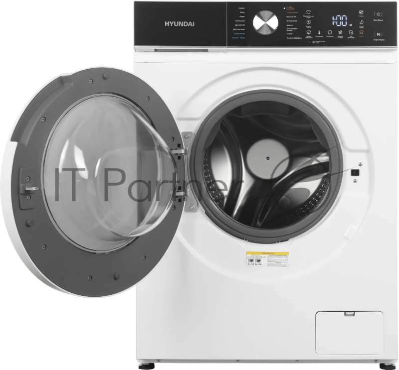 Стиральная машина Hyundai WFD8216 белый, загрузка фронтальная 8/5 кг (с сушкой), 1200 об/мин, класс: A+++