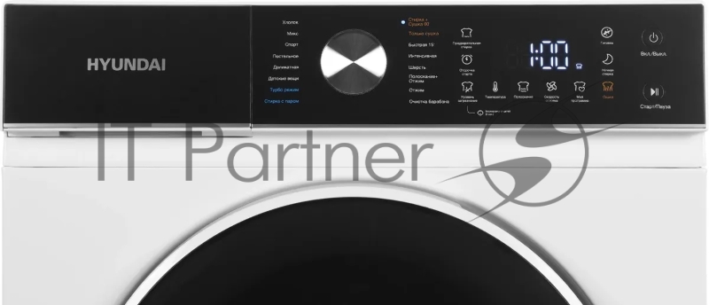 Стиральная машина Hyundai WFD8216 белый, загрузка фронтальная 8/5 кг (с сушкой), 1200 об/мин, класс: A+++