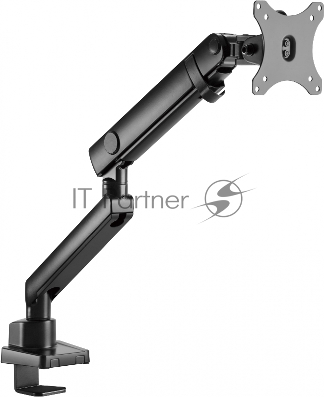 Кронштейн для мониторов Ultramounts UM709 черный 17-32 макс.8кг крепление к столешнице поворот и наклон