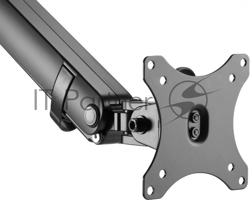 Кронштейн для мониторов Ultramounts UM709 черный 17-32 макс.8кг крепление к столешнице поворот и наклон