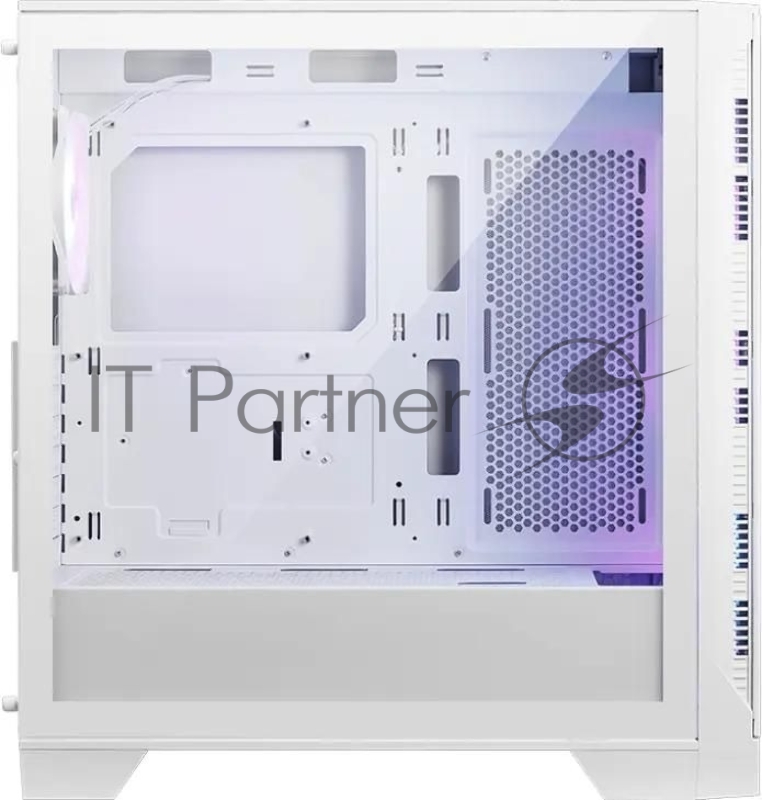 Корпус MSI MAG Forge 320R Airflow белый без БП ATX 4x120mm 2xUSB3.0 audio bott PSU