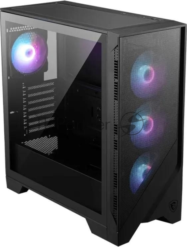 Корпус MSI MAG Forge 321R Airflow черный без БП ATX 4x120mm 2xUSB3.0 1xUSB3.1 audio bott PSU