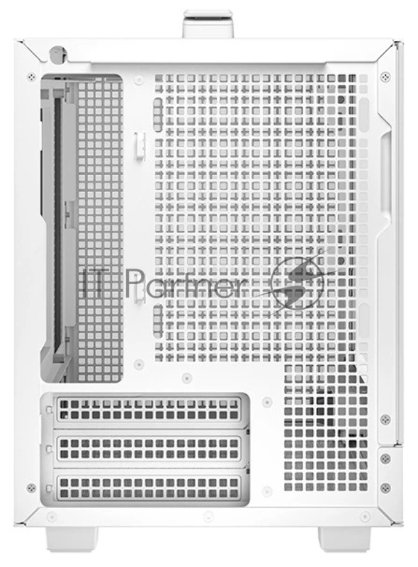 Корпус Deepcool CH160 WH без БП, боковое окно (закаленное стекло), белый, MINI-ITX
