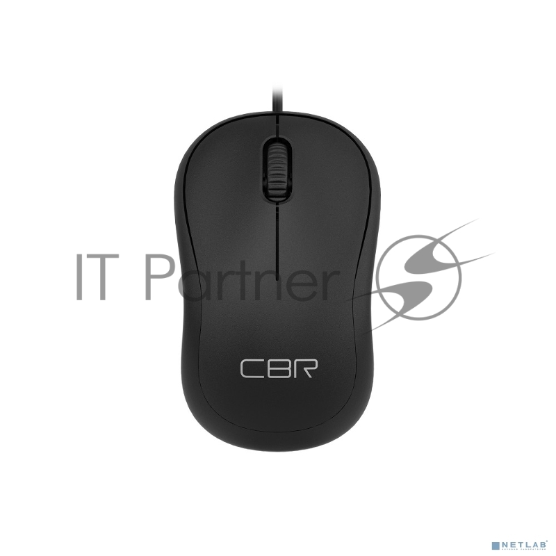 Мышь CBR CM 106 черный USB, офисн., 1000dpi, 3 кн., 1.5 м