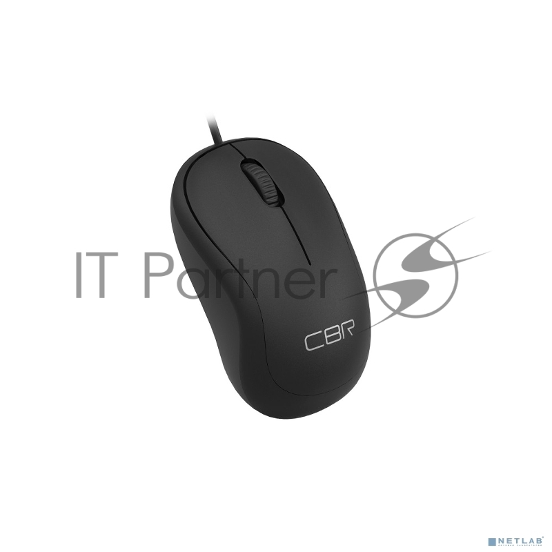 Мышь CBR CM 106 черный USB, офисн., 1000dpi, 3 кн., 1.5 м