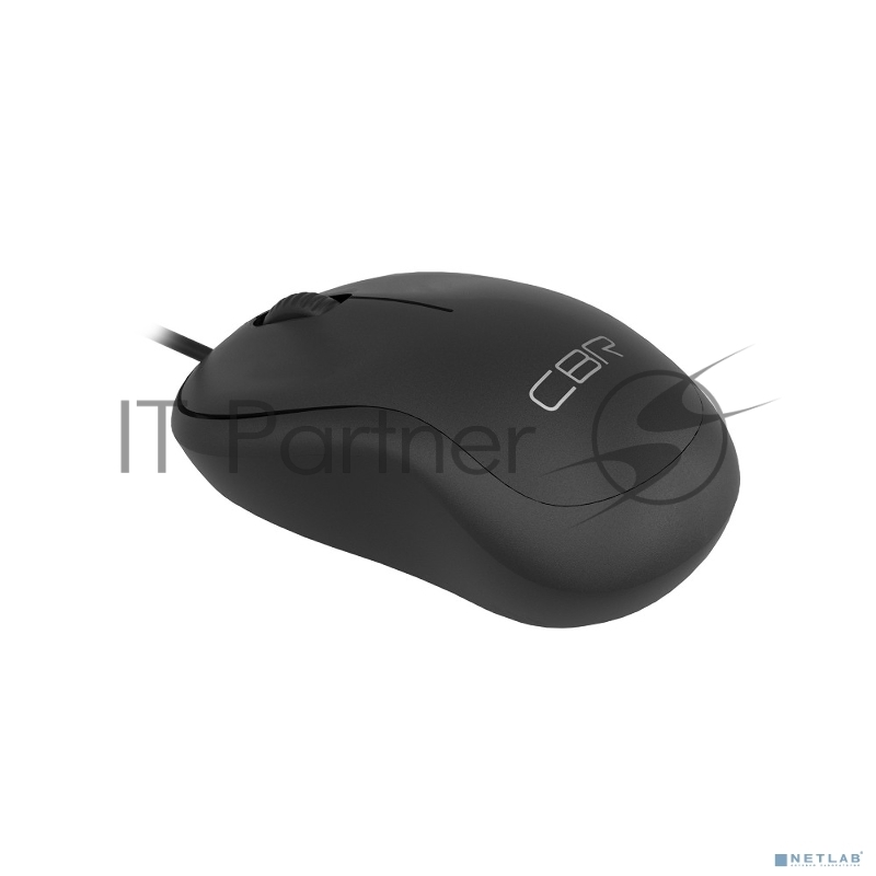 Мышь CBR CM 106 черный USB, офисн., 1000dpi, 3 кн., 1.5 м