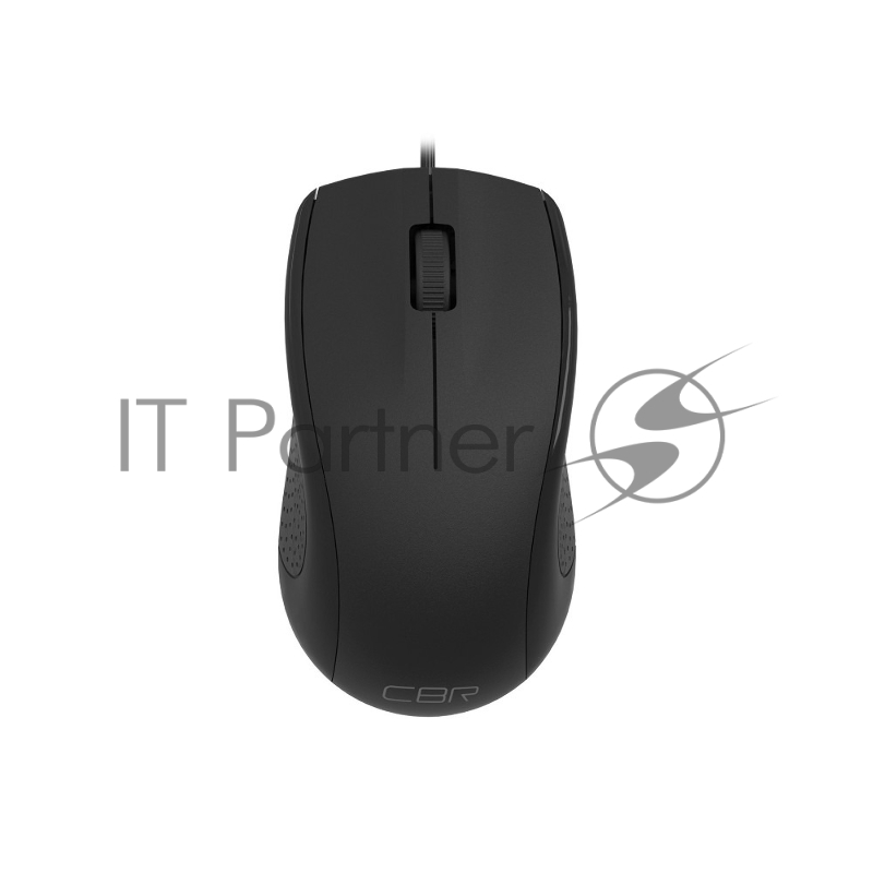 Мышь CBR CM 107 черный USB, офисн., 1000dpi, 3 кн., 1.8 м