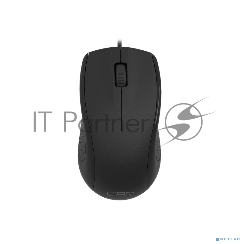 Мышь CBR CM 107 черный USB, офисн., 1000dpi, 3 кн., 1.8 м