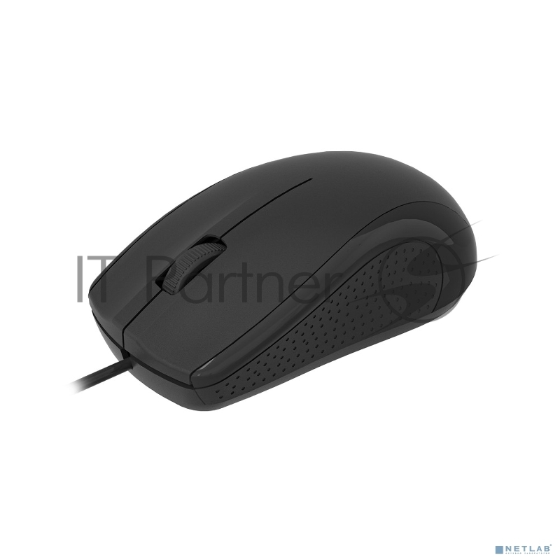 Мышь CBR CM 107 черный USB, офисн., 1000dpi, 3 кн., 1.8 м