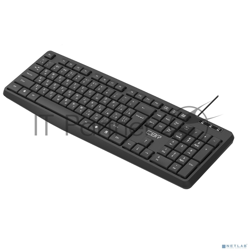 Клавиатура CBR KB 115 USB, 104 кл., офисн., 1,8 м, резиновые ножки