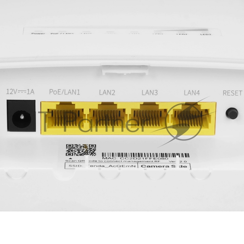 Наружная точка доступа Tenda OS3 (2-pack) (комплект 2 шт), 5 ГГц, до 867 Мбит/с, внешняя антенна 1x12dBi, IP65, PoE