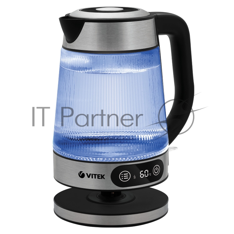 Чайник электрический Vitek VT-8825 1.8л. 2200Вт прозрачный корпус: стекло