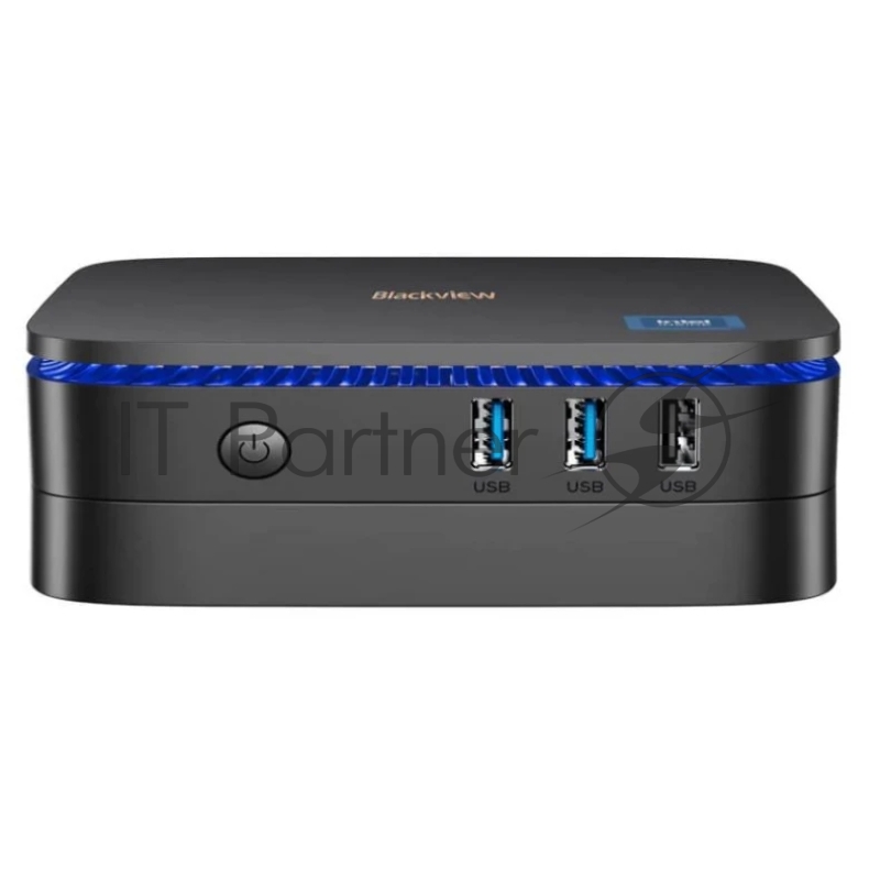 Мини ПК Blackview MP60 (Intel N5095) 16+512GB, WIFI a/b/g/n/ac, Bluetooth 4.2, Win11 Pro, USB3.0, HDMI 1.4b Type A *2, RJ45*1, 5.5/2.1mm DC Jack *1, 3.5mm Phone Jack*1, Colour: Black