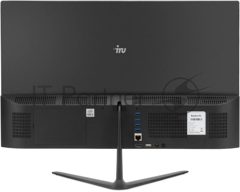Моноблок IRU P231 23.8 Full HD PS N100 (1.2) 8Gb SSD256Gb noOS GbitEth WiFi BT 120W Cam черный 1920x1080