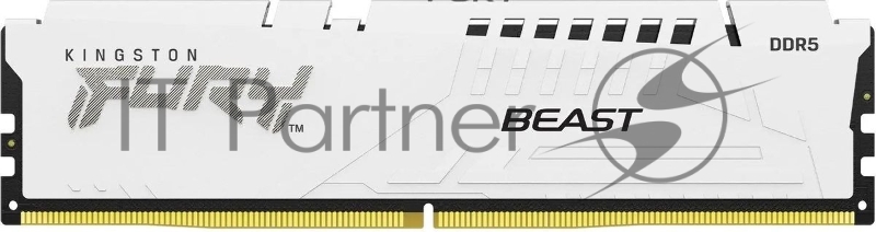 Модуль памяти Kingston FURY Beast White EXPO KF560C30BWE-32 DIMM DDR5 32Gb PC48000, 6000Mhz, CL30